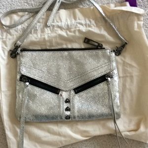 Botkier Trendy silver cross body adjustable bag